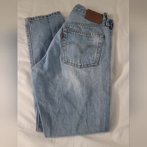 Levi's 501 Light Blue Straight Jeans Size W26 L28